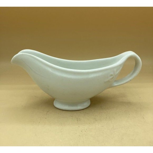 USQMC Shenango China World War 2 Mess Hall Gravy Boat WWII White 1940’s - Picture 7 of 12